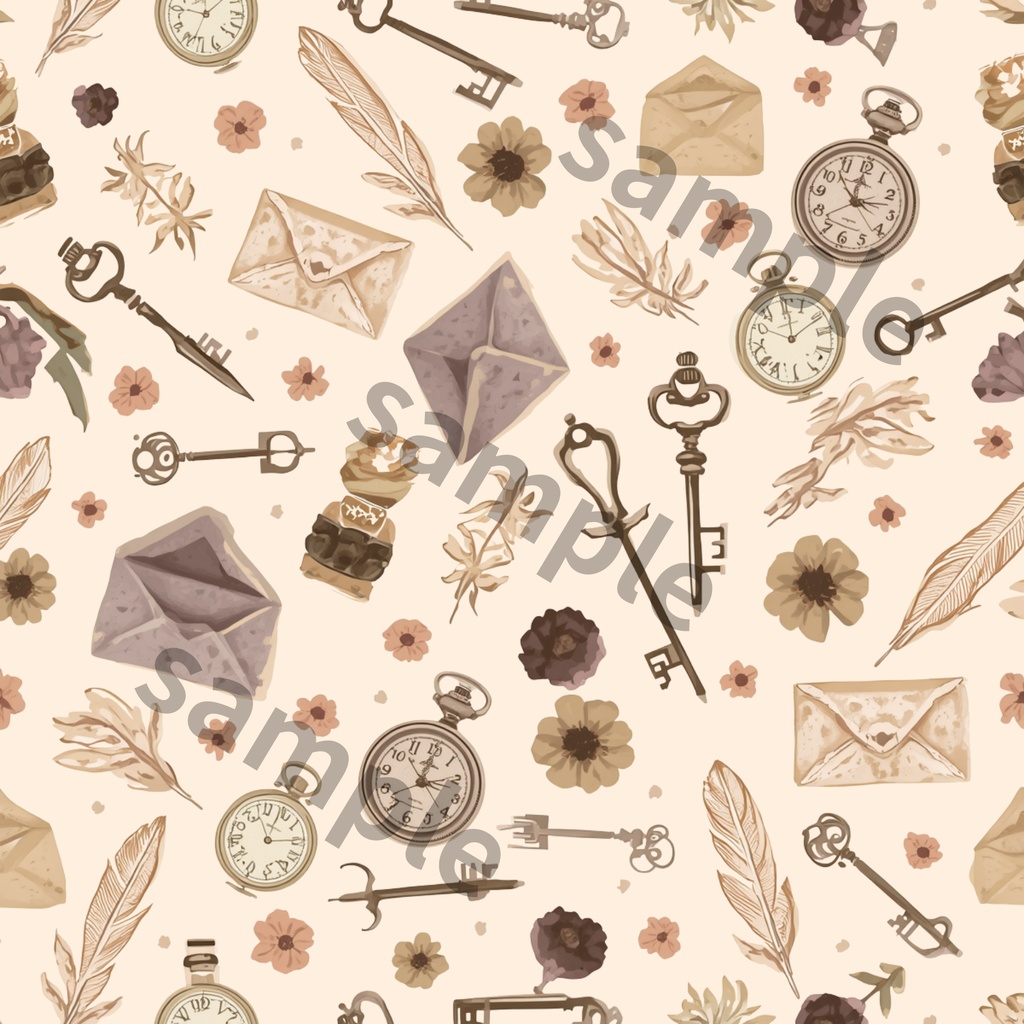 Antique Collection|大人かわいいアンティーク柄 デジタルペーパー6種セット