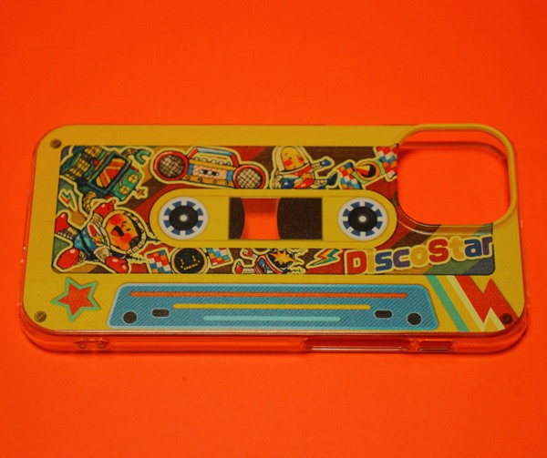 数量限定【iPhoneケース】レトロ カセットテープ イエロー