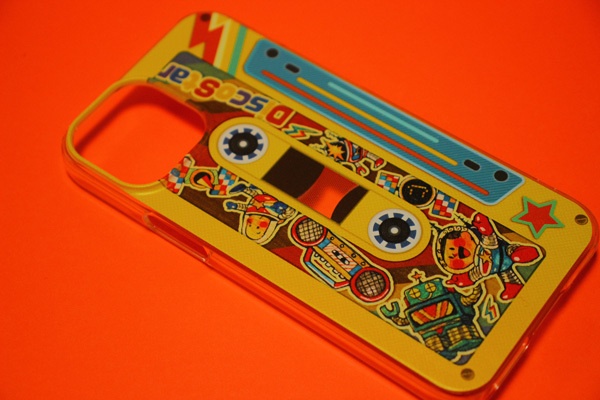 数量限定【iPhoneケース】レトロ カセットテープ イエロー