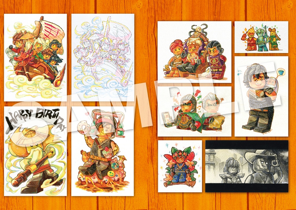 【ART BOOK】kimu LEGO ART SKETCH BOOK