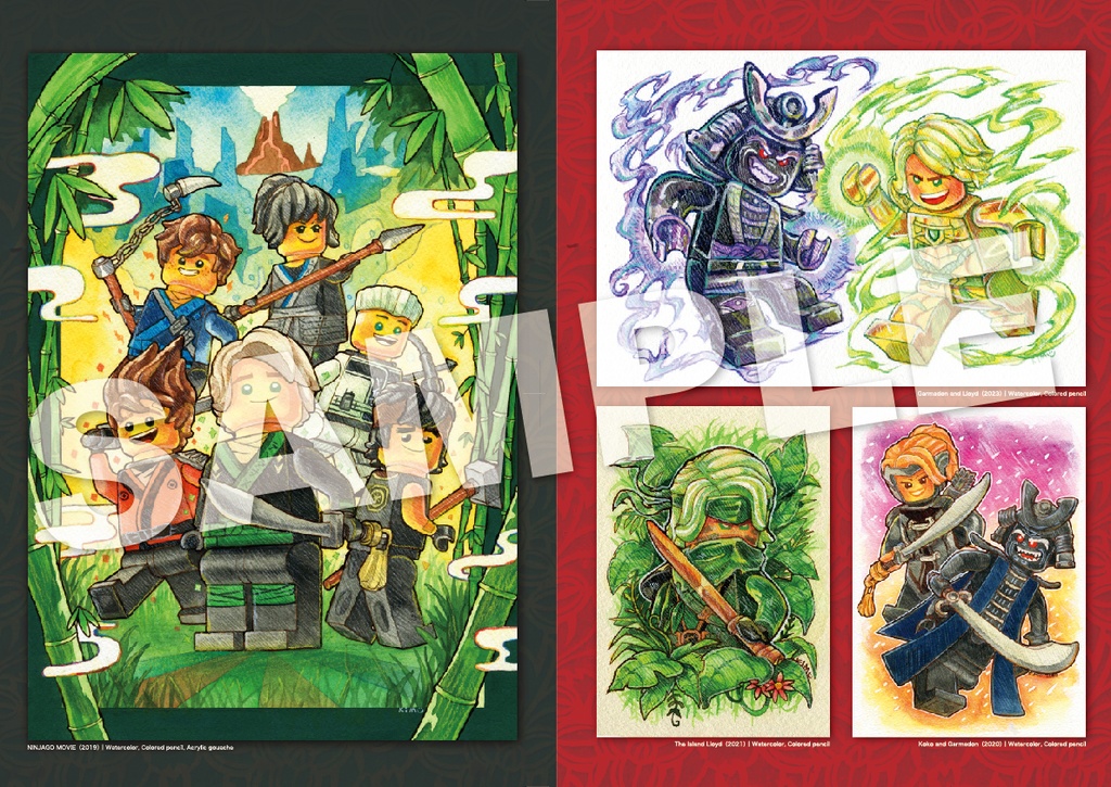 【ART BOOK】kimu LEGO ART SKETCH BOOK