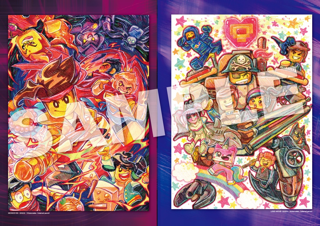 【ART BOOK】kimu LEGO ART SKETCH BOOK