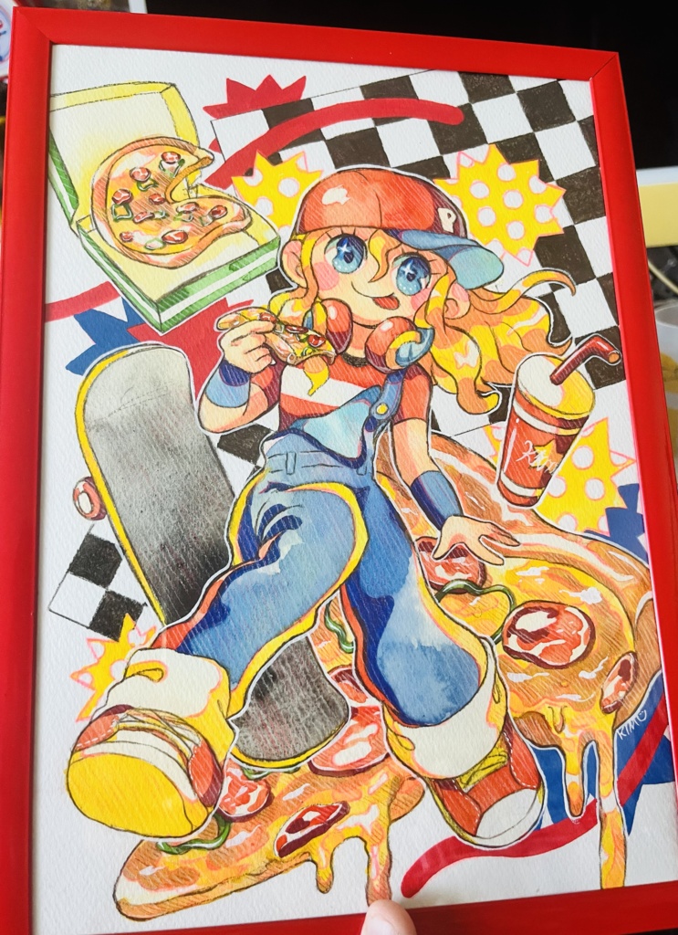【原画】ピザちゃん