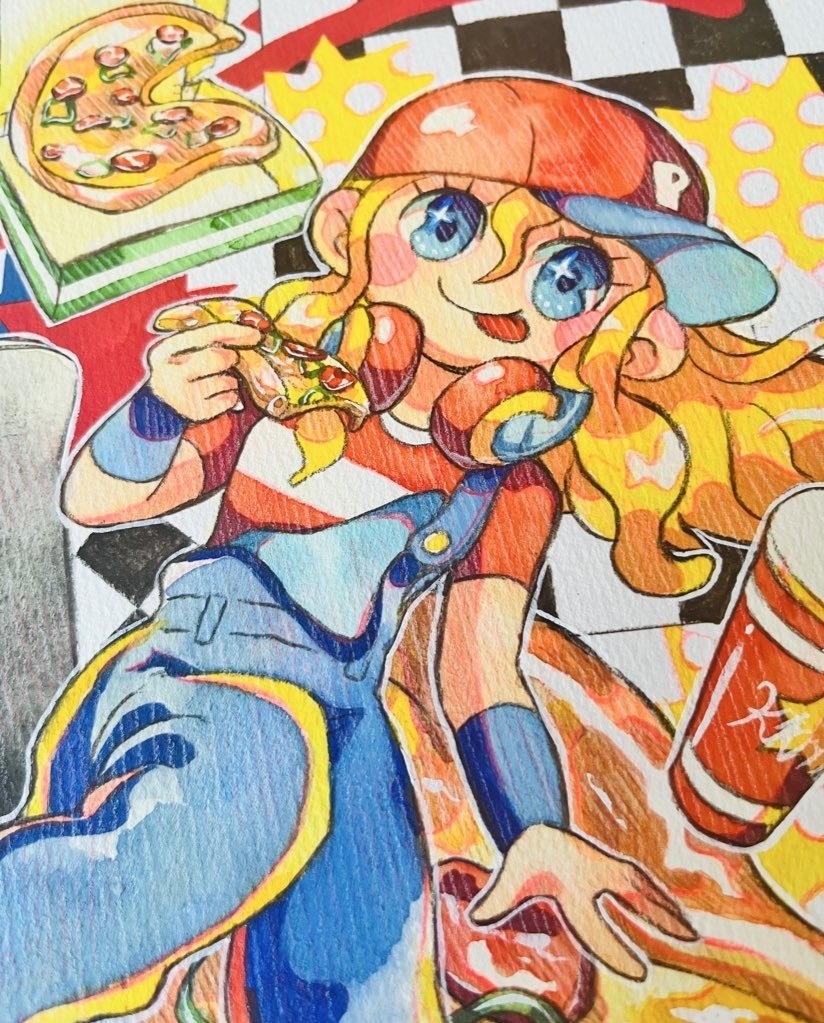 【原画】ピザちゃん