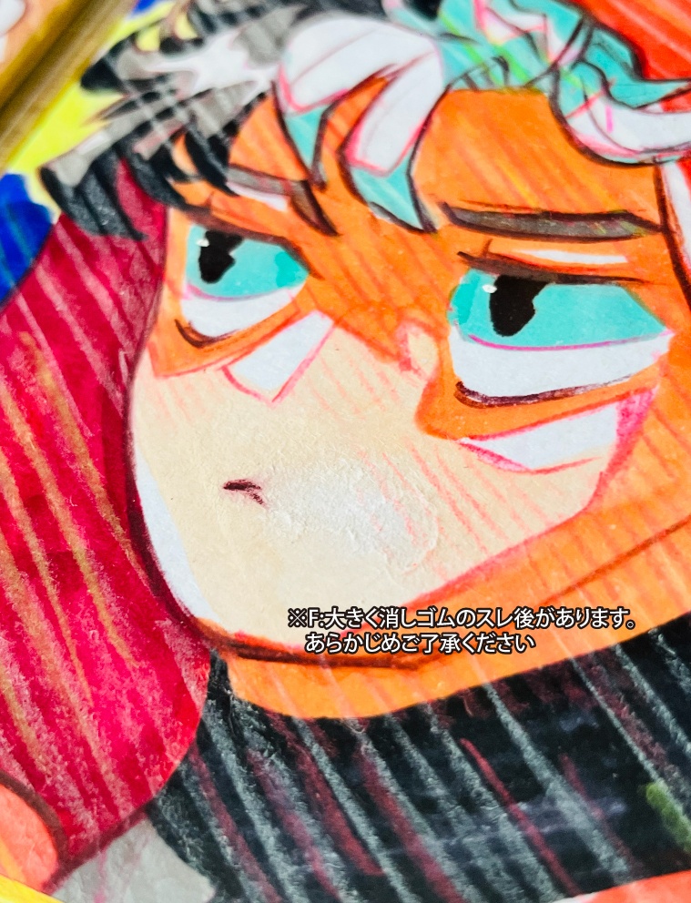 【色紙原画】キャラクター色紙(アメコミ)
