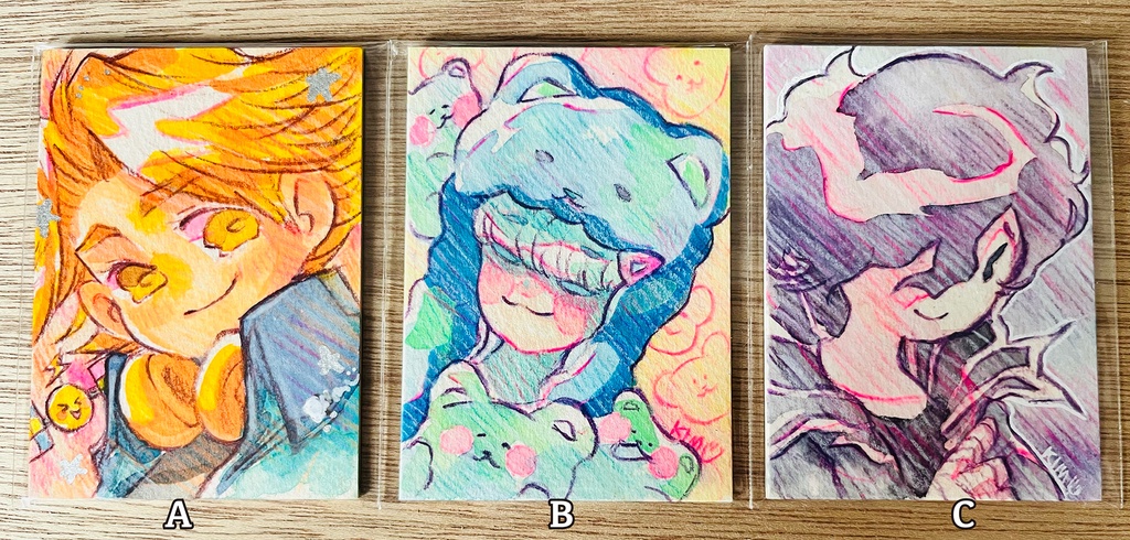【原画】キャラクターカード（裏面あり）