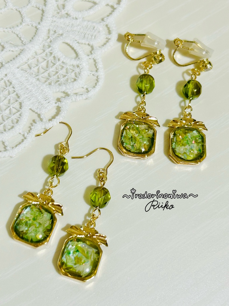 ぷちパフューム耳飾り