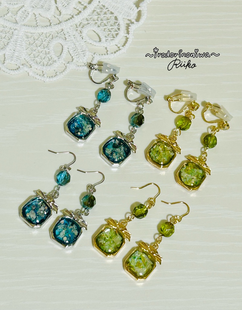 ぷちパフューム耳飾り