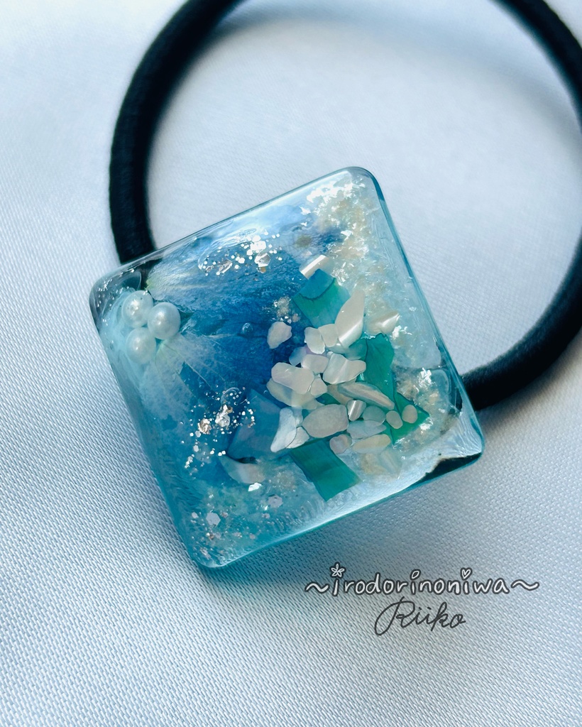 マーメイドブルームな髪飾り