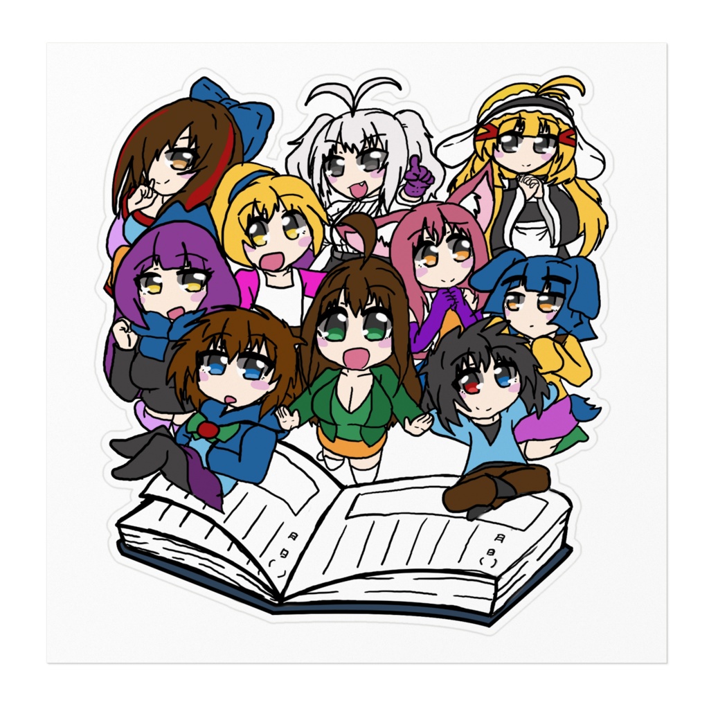 K日記ビジュアルステッカー