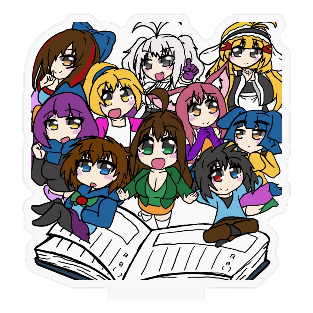 K日記ビジュアルアクリルスタンド(小)