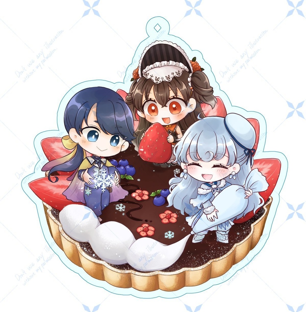 ブランシュアクリルキーホルダー