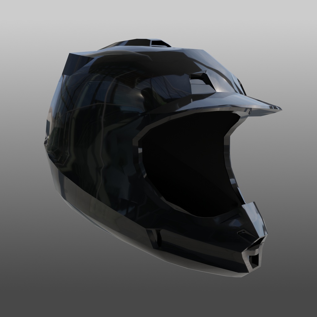 Helmet【VRchat向け ｜ 3Dモデル】