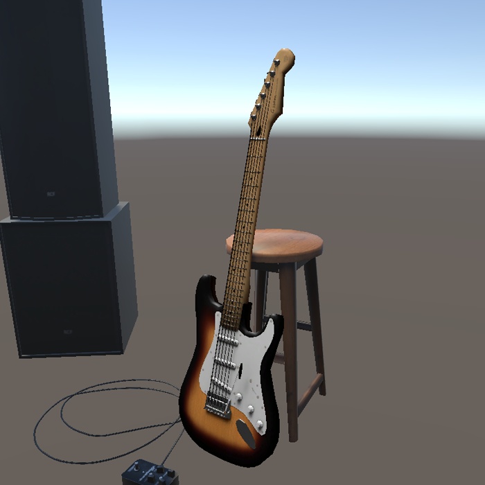 Guitar【VRchat向け | 3Dモデル】