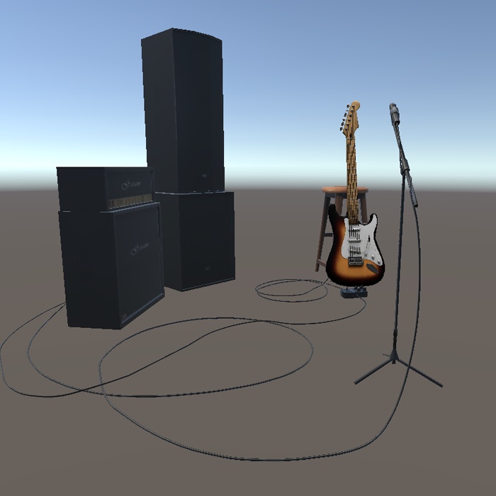 Guitar【VRchat向け | 3Dモデル】