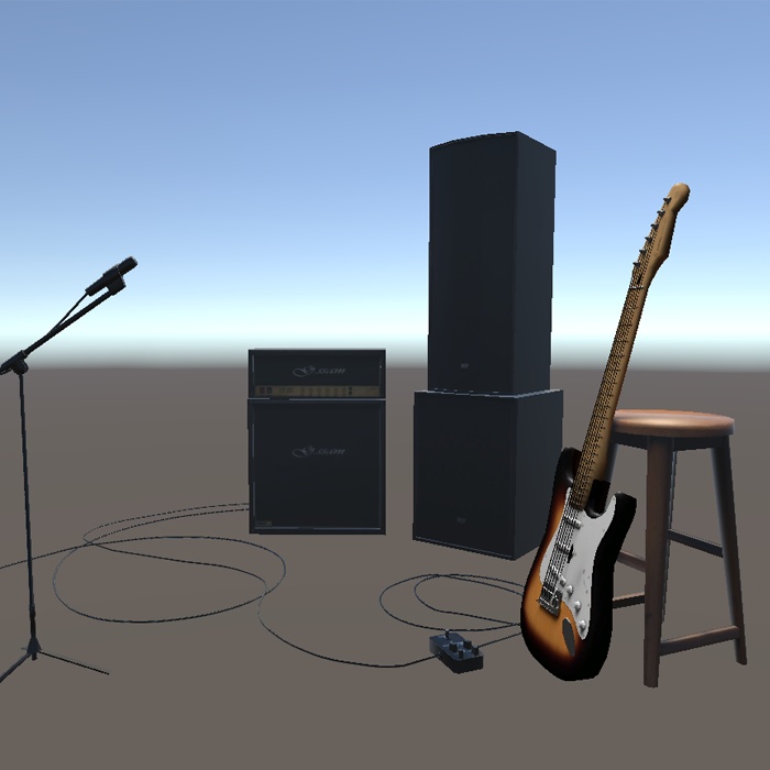 Guitar【VRchat向け | 3Dモデル】