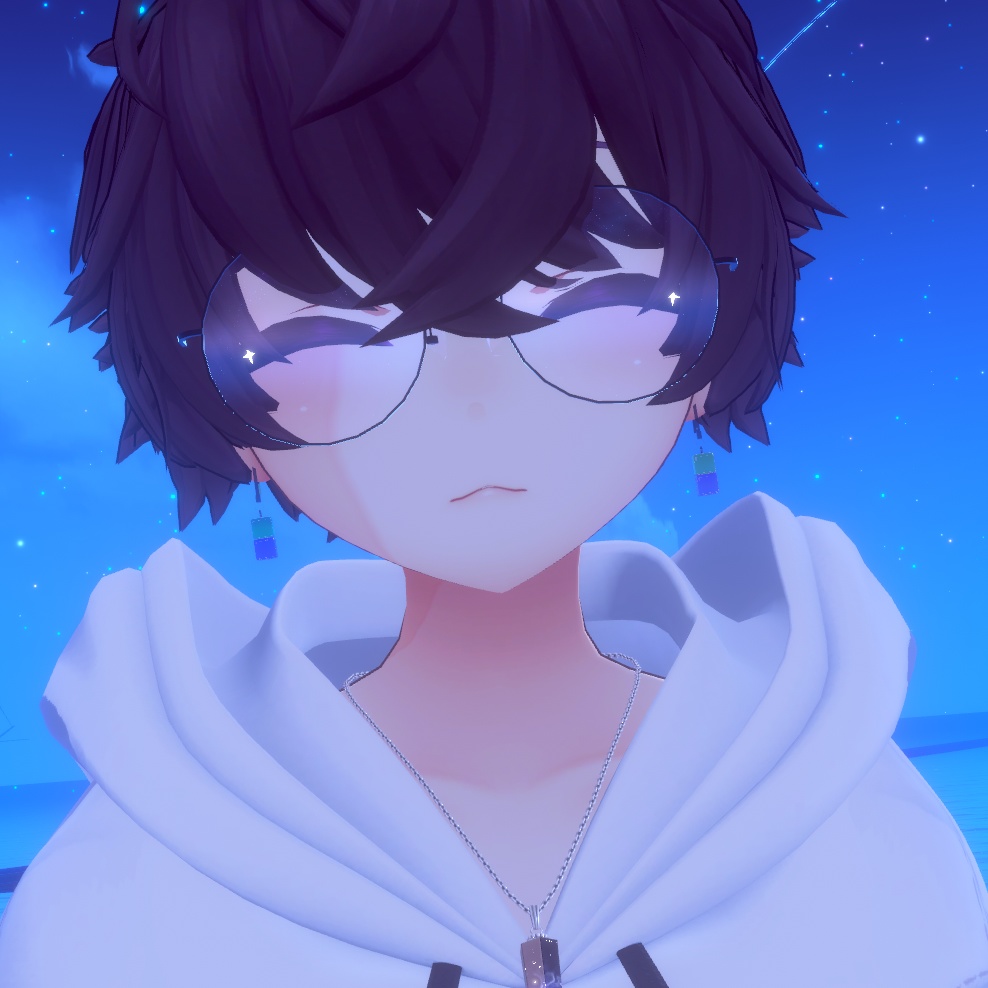 【VRChat想定】キューブキャンディピアス