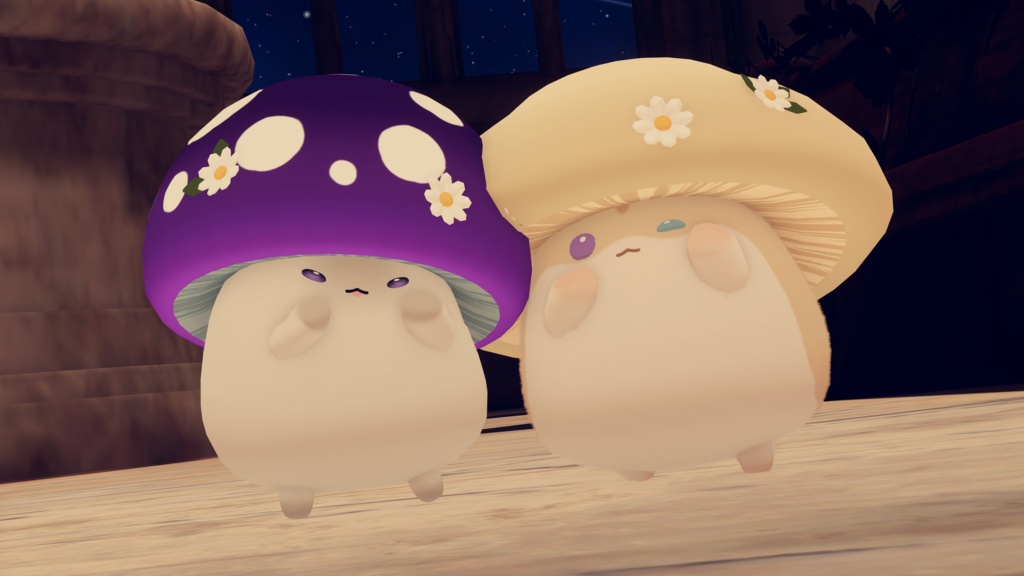 【はむ・Bird/鳥対応】きのこのようせいさん【VRChat想定】