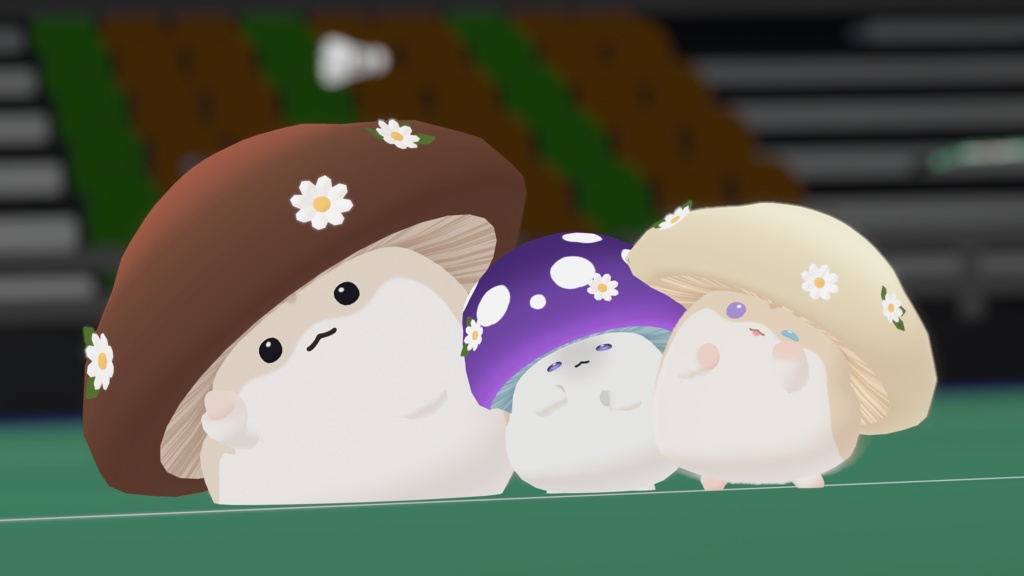 【はむ・Bird/鳥対応】きのこのようせいさん【VRChat想定】