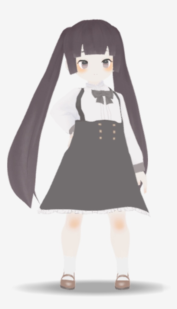 【Cluster対応/VRM】オリジナル3Dモデル「テクノ」「サンゴ」「ルリ」