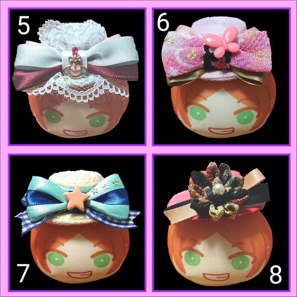 セール!おまんじゅう帽子クリップ