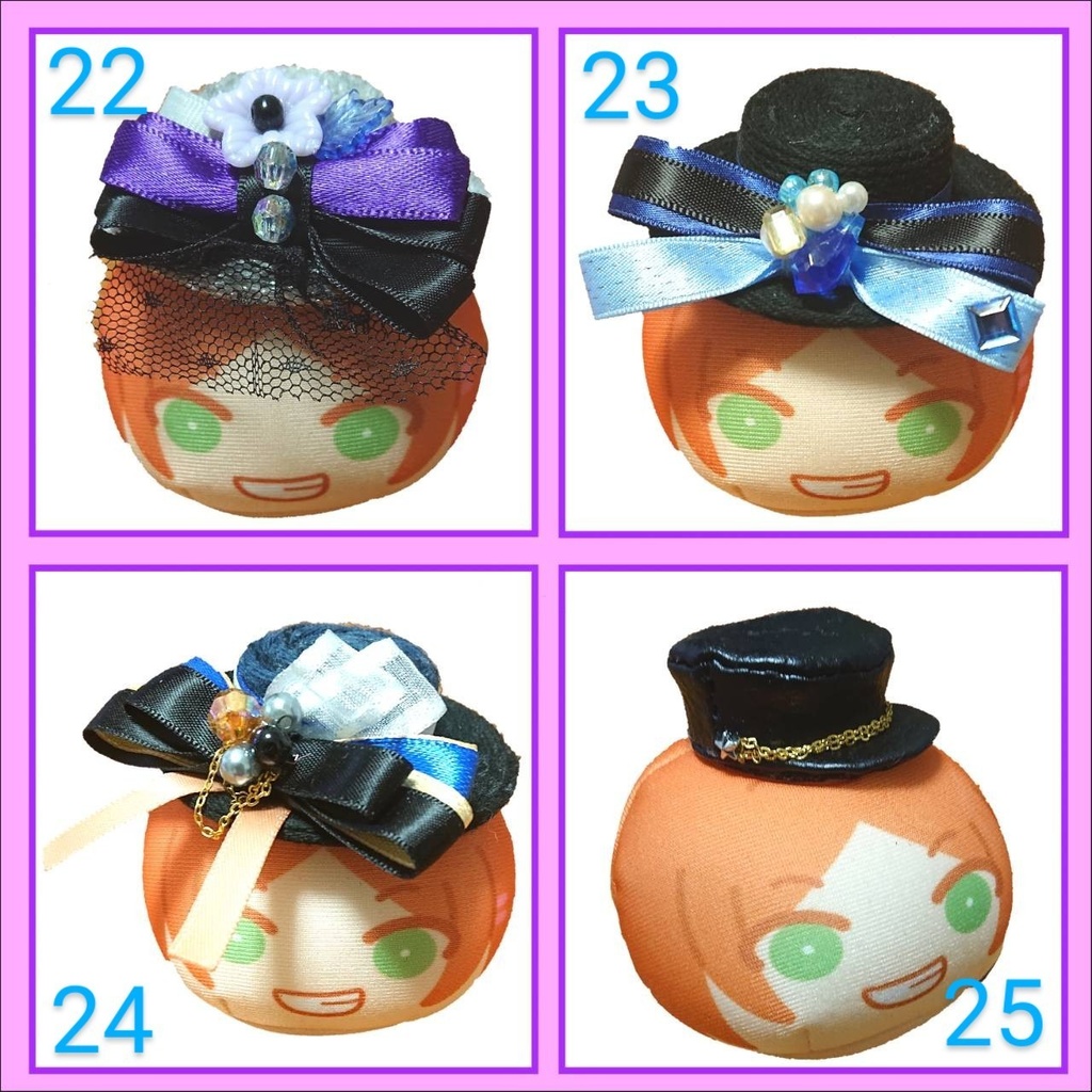 セール!おまんじゅう帽子クリップ