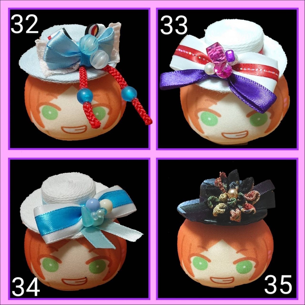 セール!おまんじゅう帽子クリップ