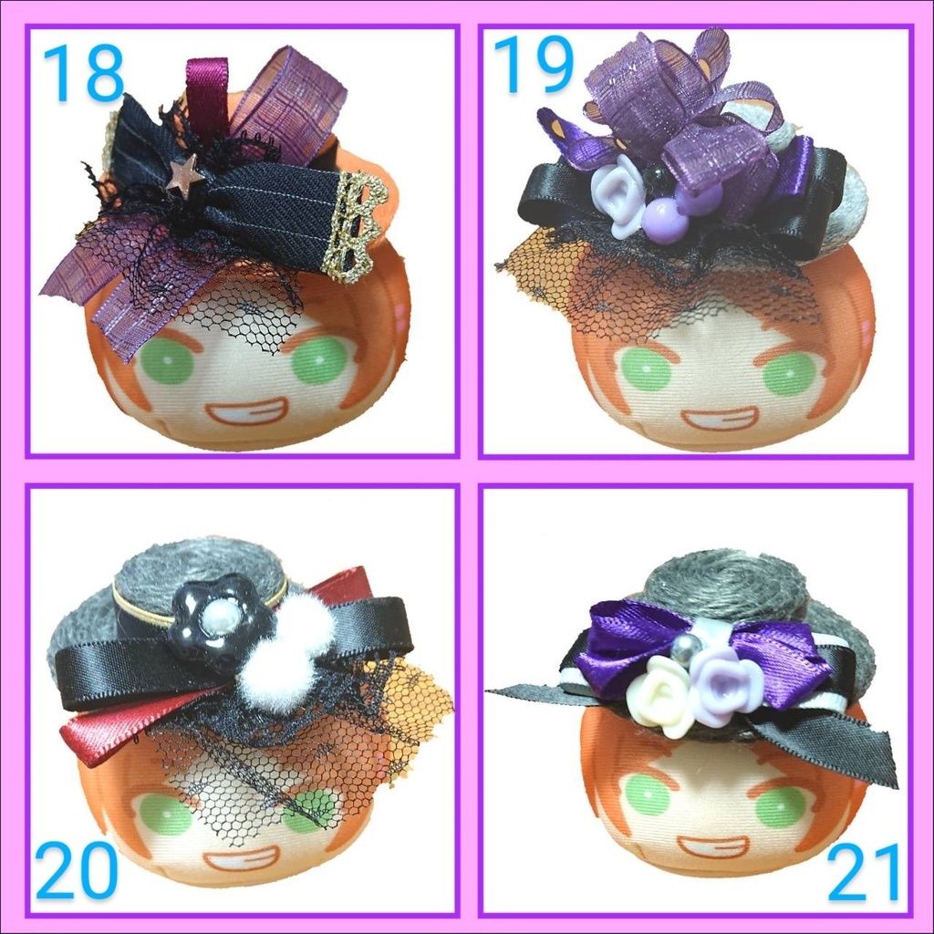 セール!おまんじゅう帽子クリップ