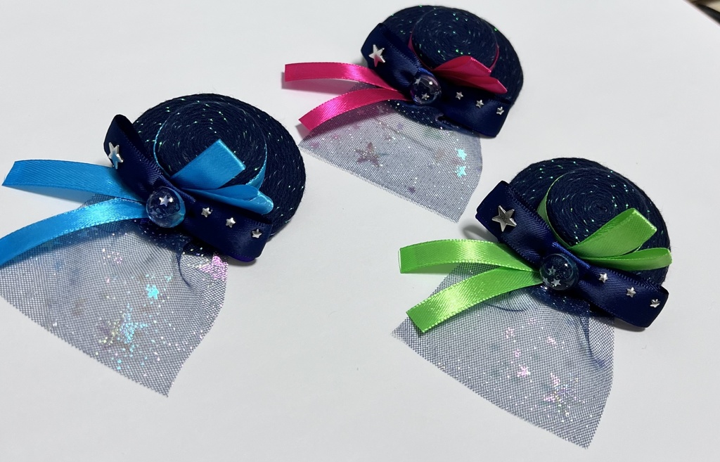 プレアデスの夜イメージ帽子クリップ