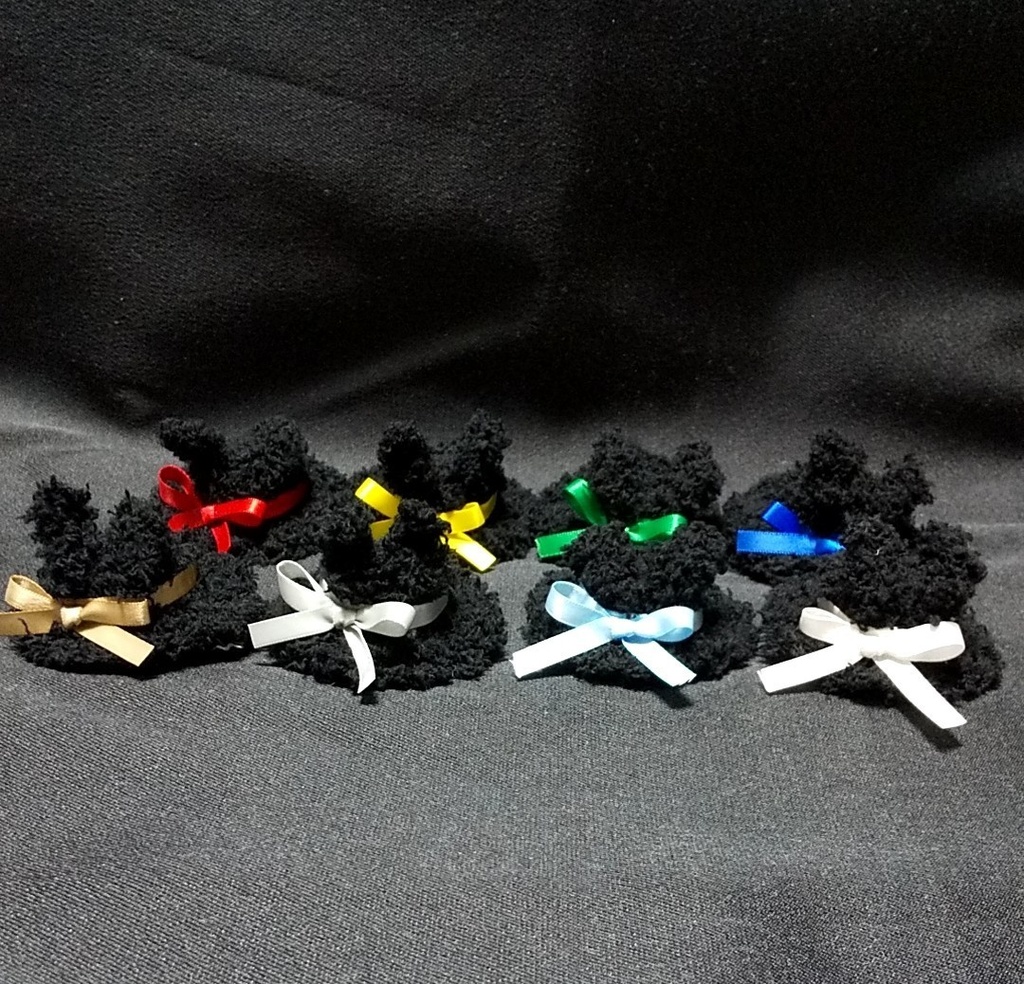 うさぎさん帽子クリップ