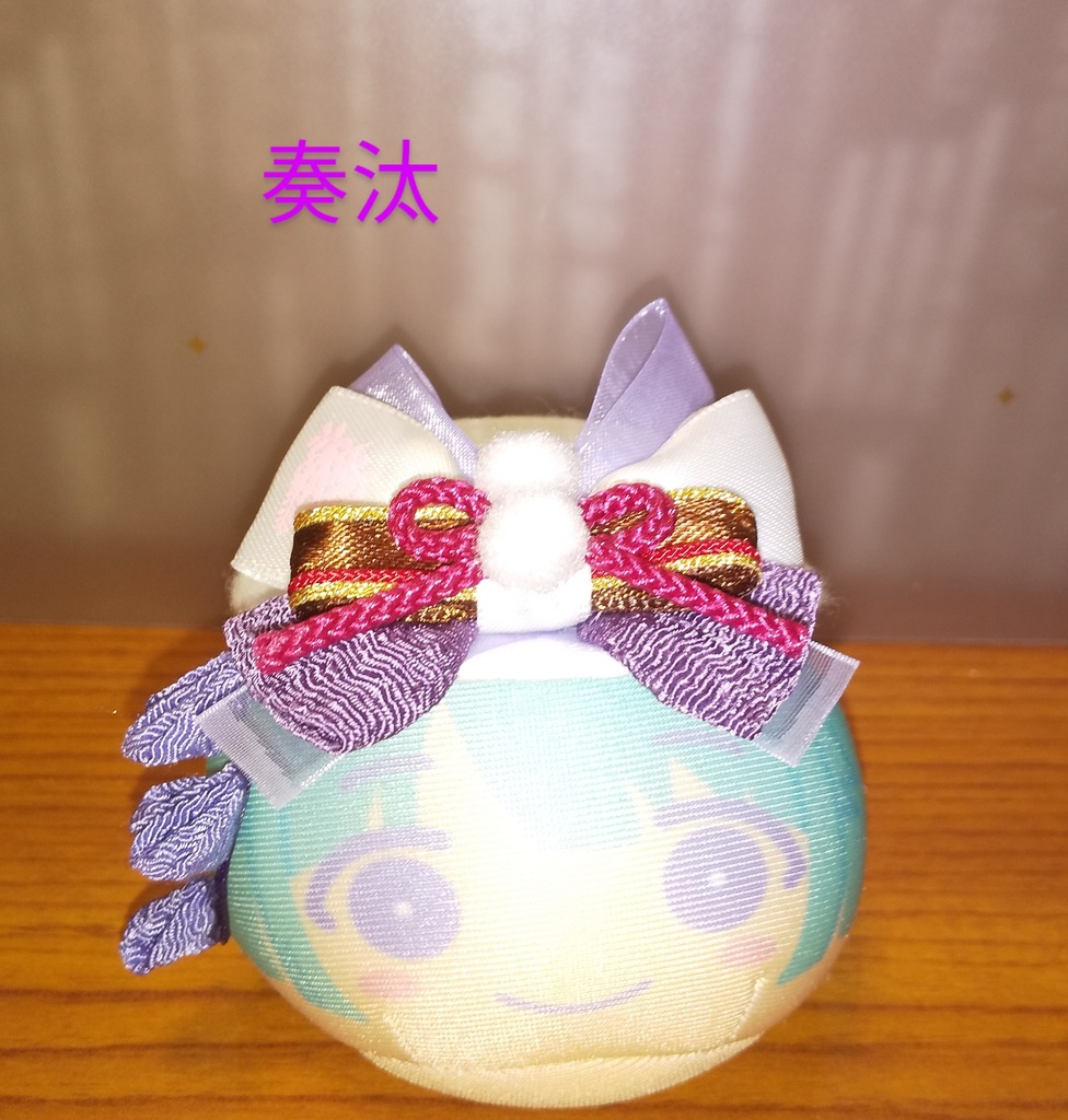 藤祭イメージ帽子クリップ