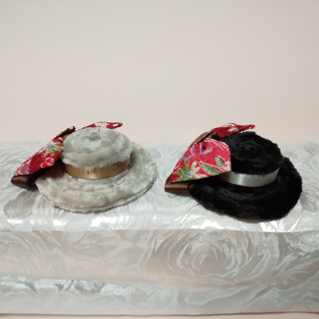 和風アンティーク*おまんじゅう用帽子クリップ