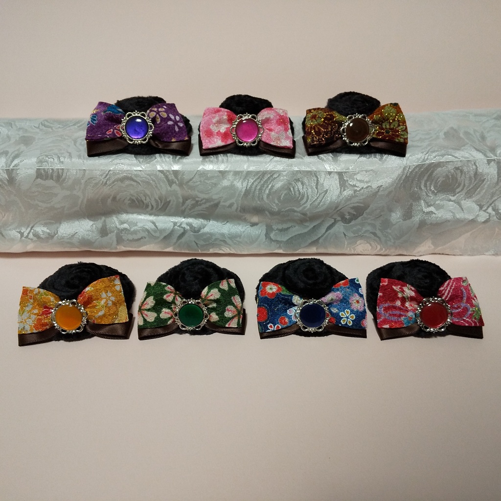 和風アンティーク*おまんじゅう用帽子クリップ