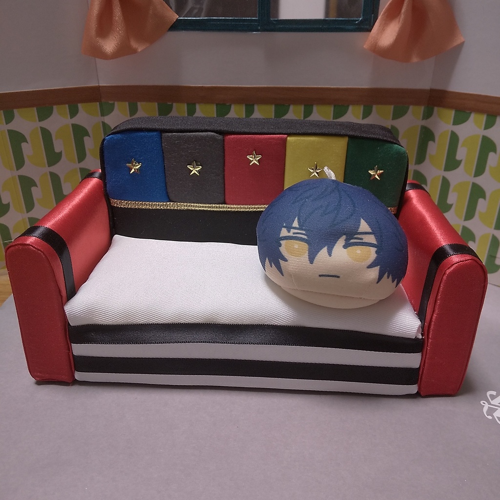 流星隊イメージおまんじゅうソファ