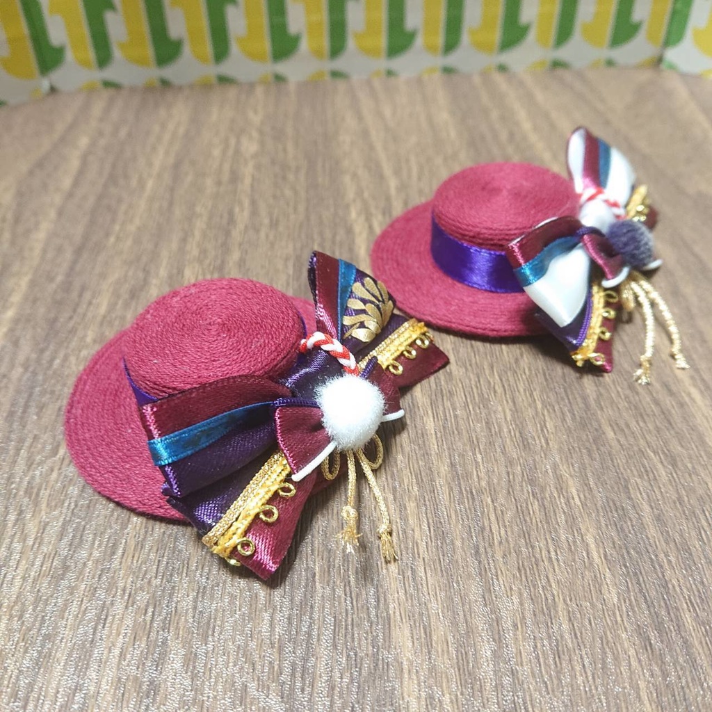 流星祭イメージ帽子クリップ