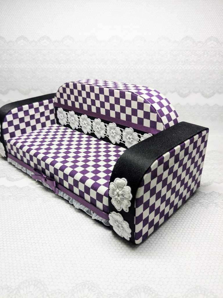 市松模様 ぬいぐるみ・おまんじゅう ソファー