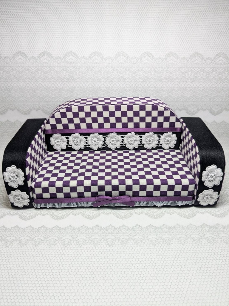 市松模様 ぬいぐるみ・おまんじゅう ソファー