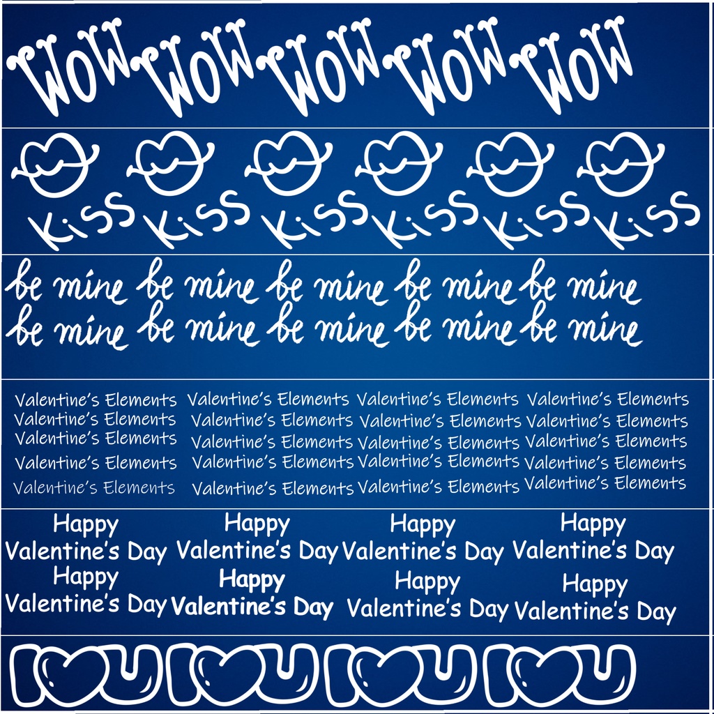 大人可愛いロマンチックスタンプ112種 | Procreate & PSブラシ