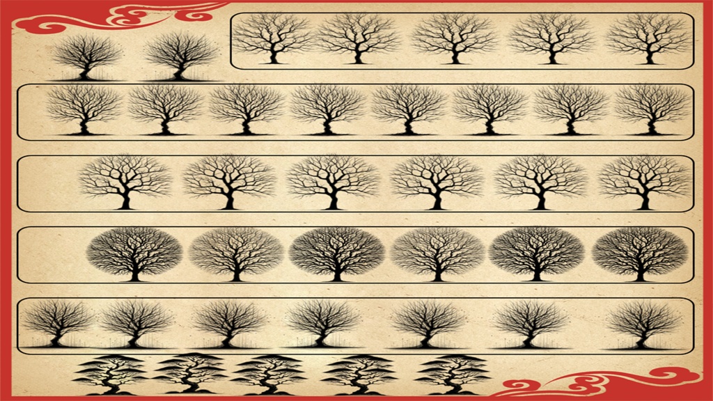99種類の樹木スタンプセット | Procreate & PS対応ブラシ