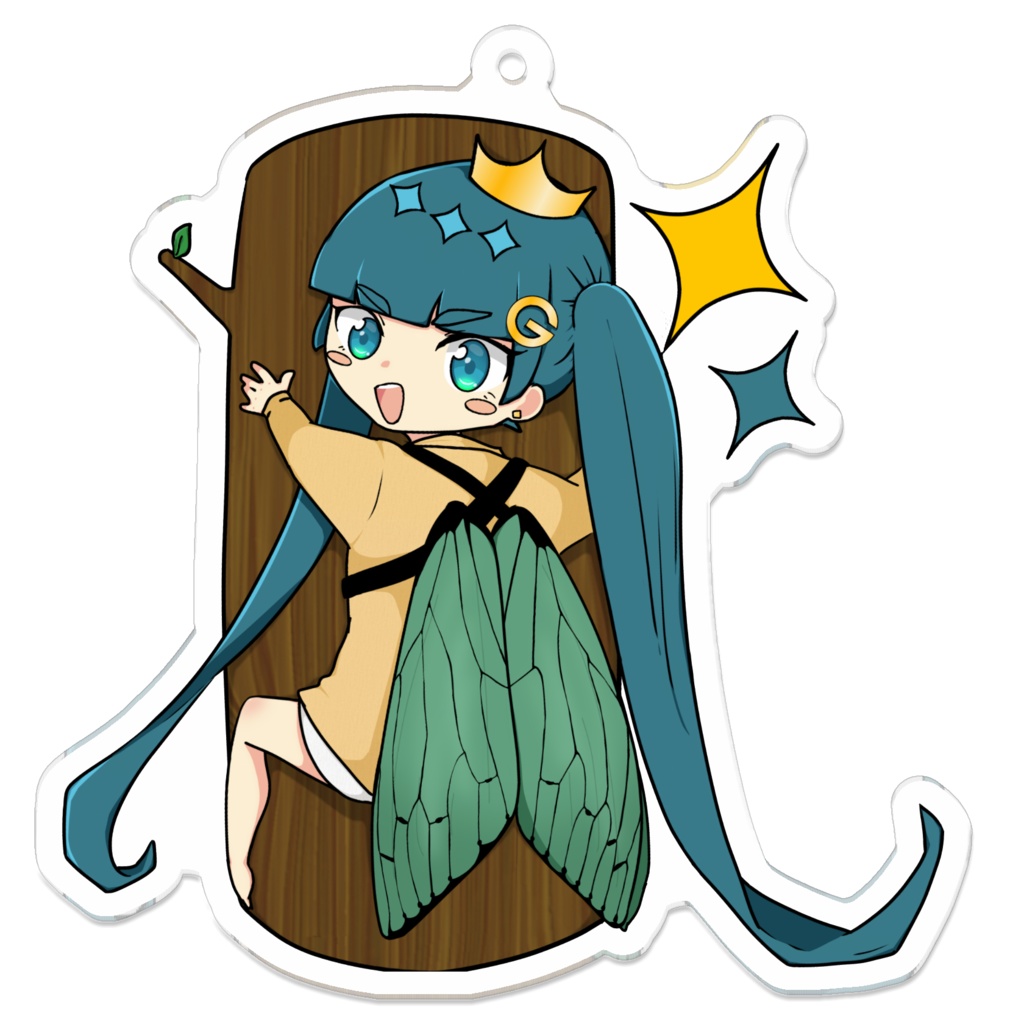 おやすみんみんぜみアクキー