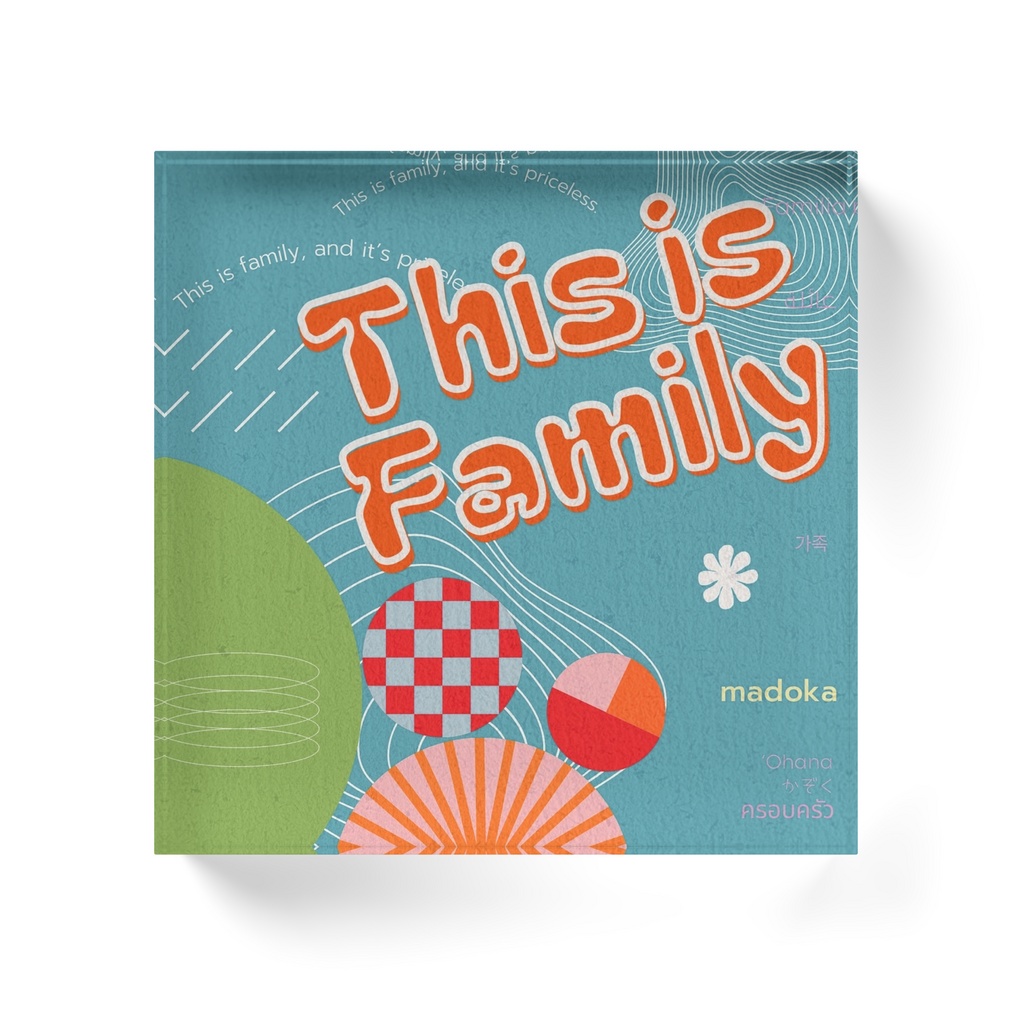 This is Family アクリルブロック