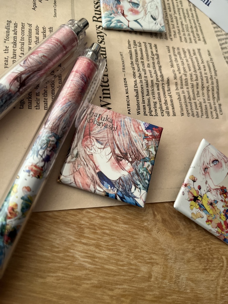 Original Button Badge  – Haruka Kobayasi