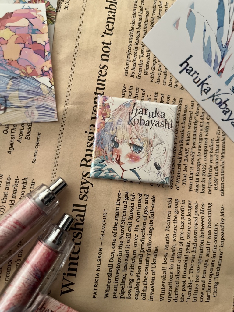 Original Button Badge – Haruka Kobayasi