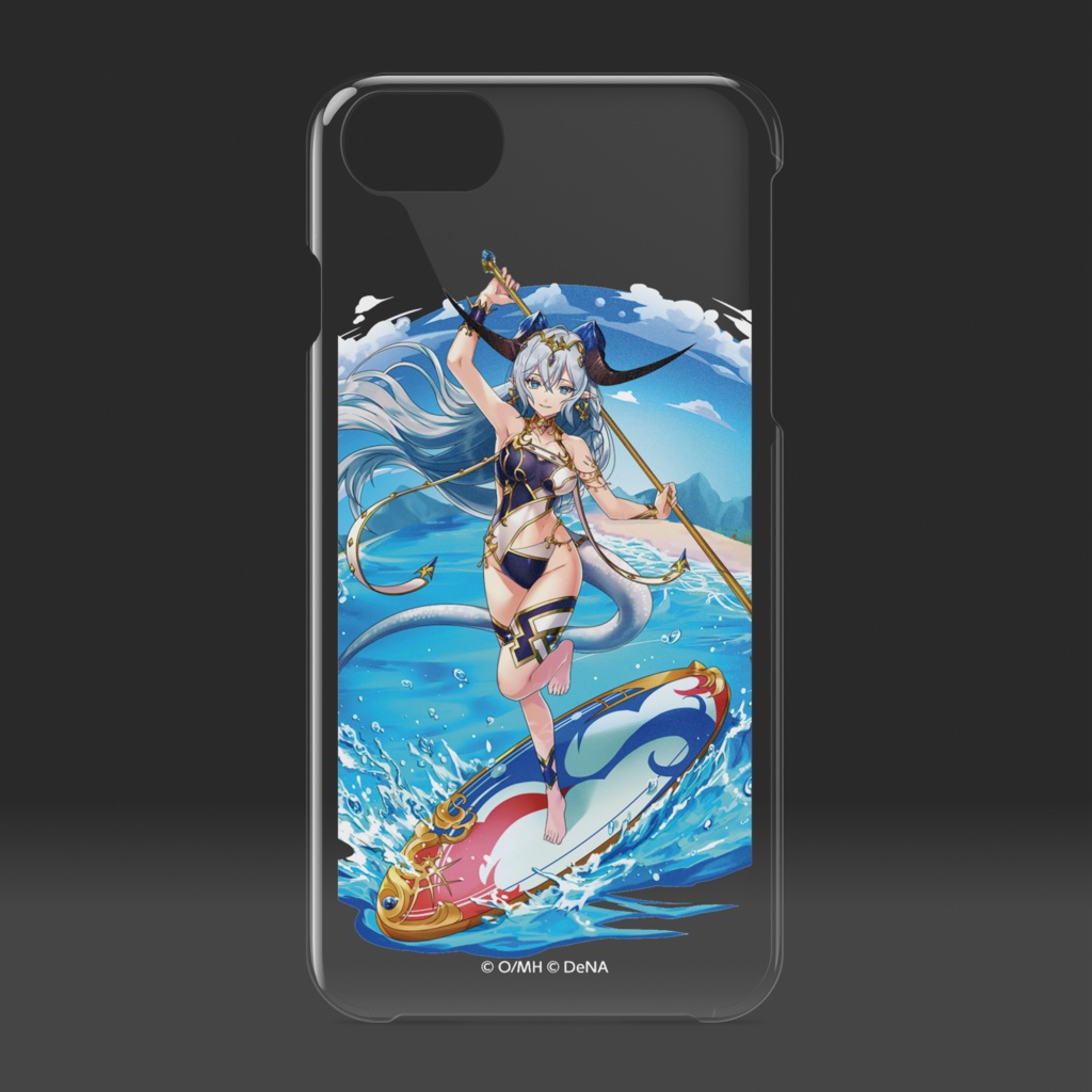 サマーキャラ クリアiPhoneケース<サマーカフネ>