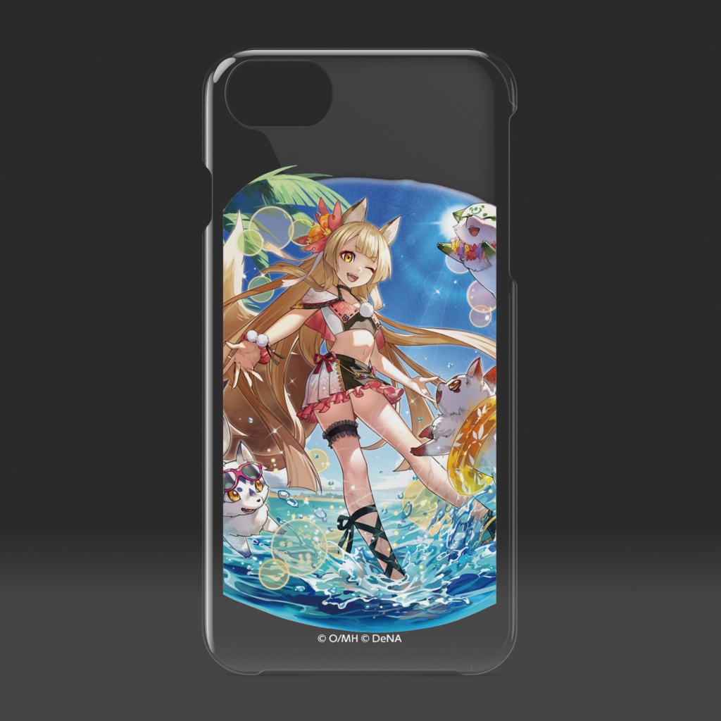 サマーキャラ クリアiPhoneケース<サマークイナ>
