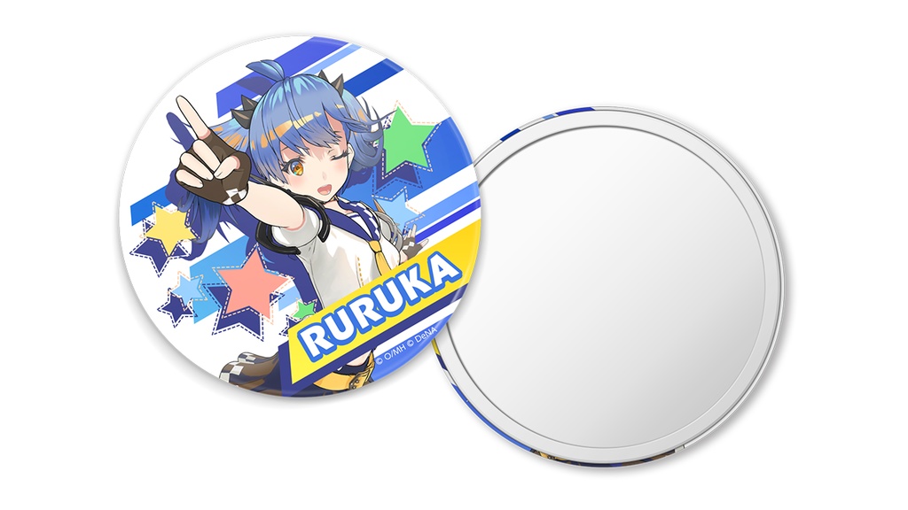 ルルカ 缶ミラー