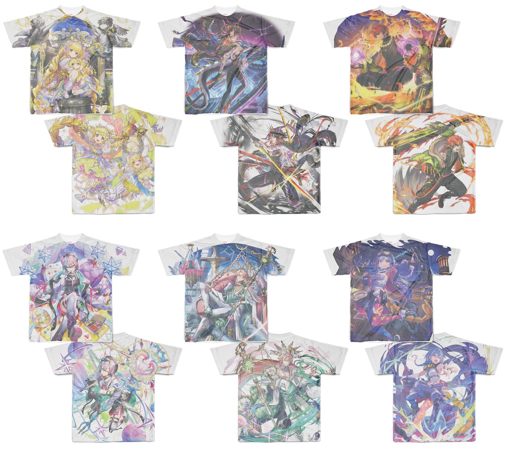 ゾディアックシリーズ フルグラフィックTシャツ 第2弾
