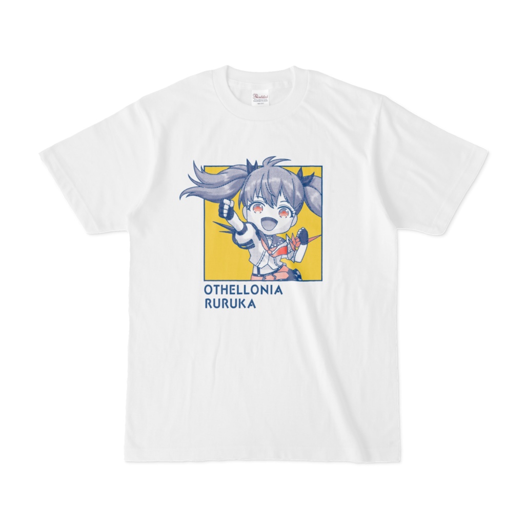 ミニルルカ ちびキャラTシャツ ホワイト