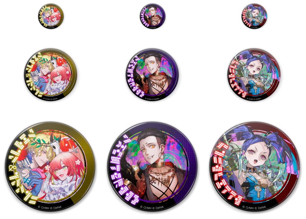 キャラクター缶バッジシリーズ vol.12(25mm、57mm、88mm)