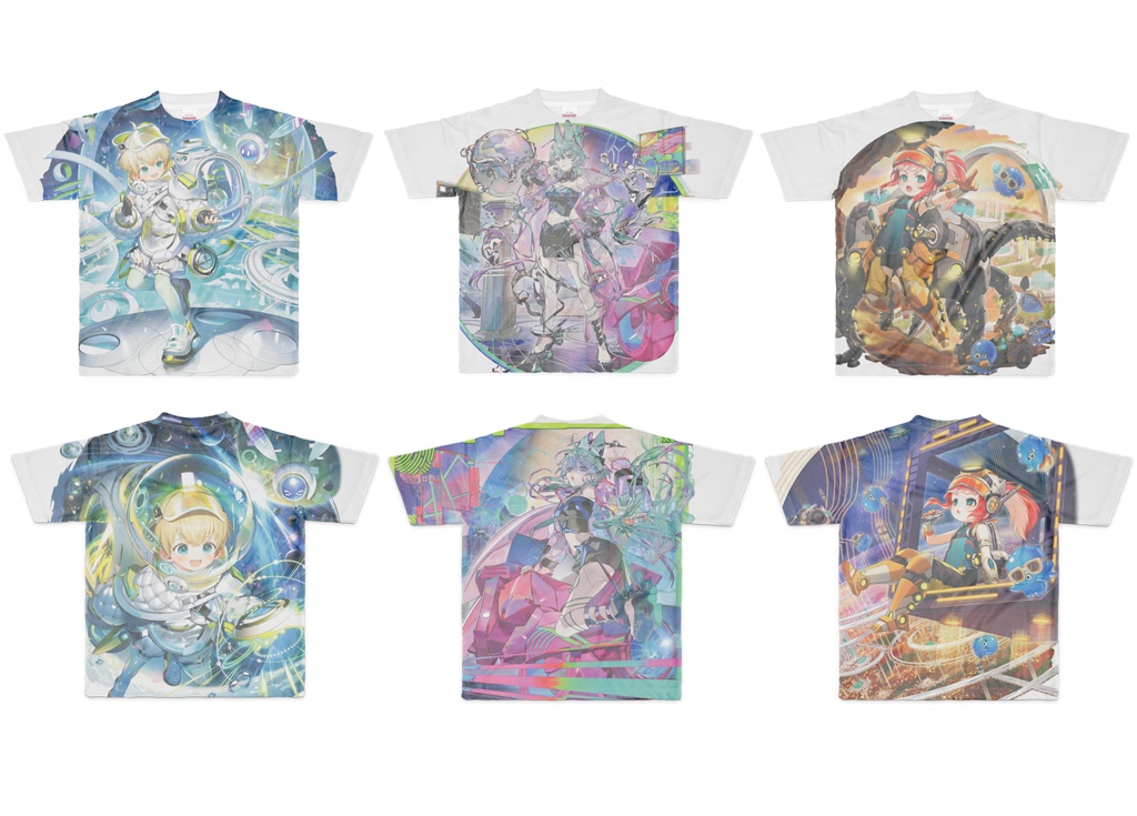 惑星シリーズ フルグラフィックTシャツ 第1弾